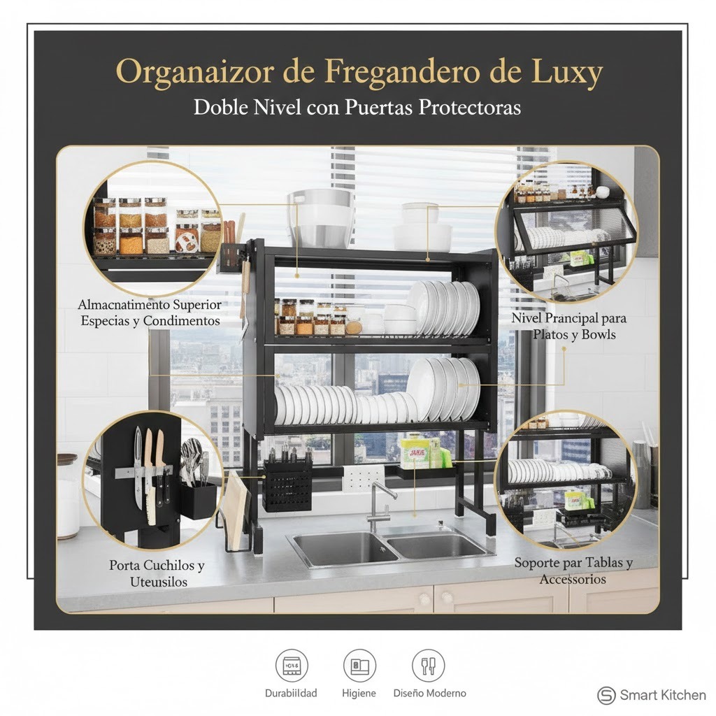 TRV06T TwinLevel Sink Rack